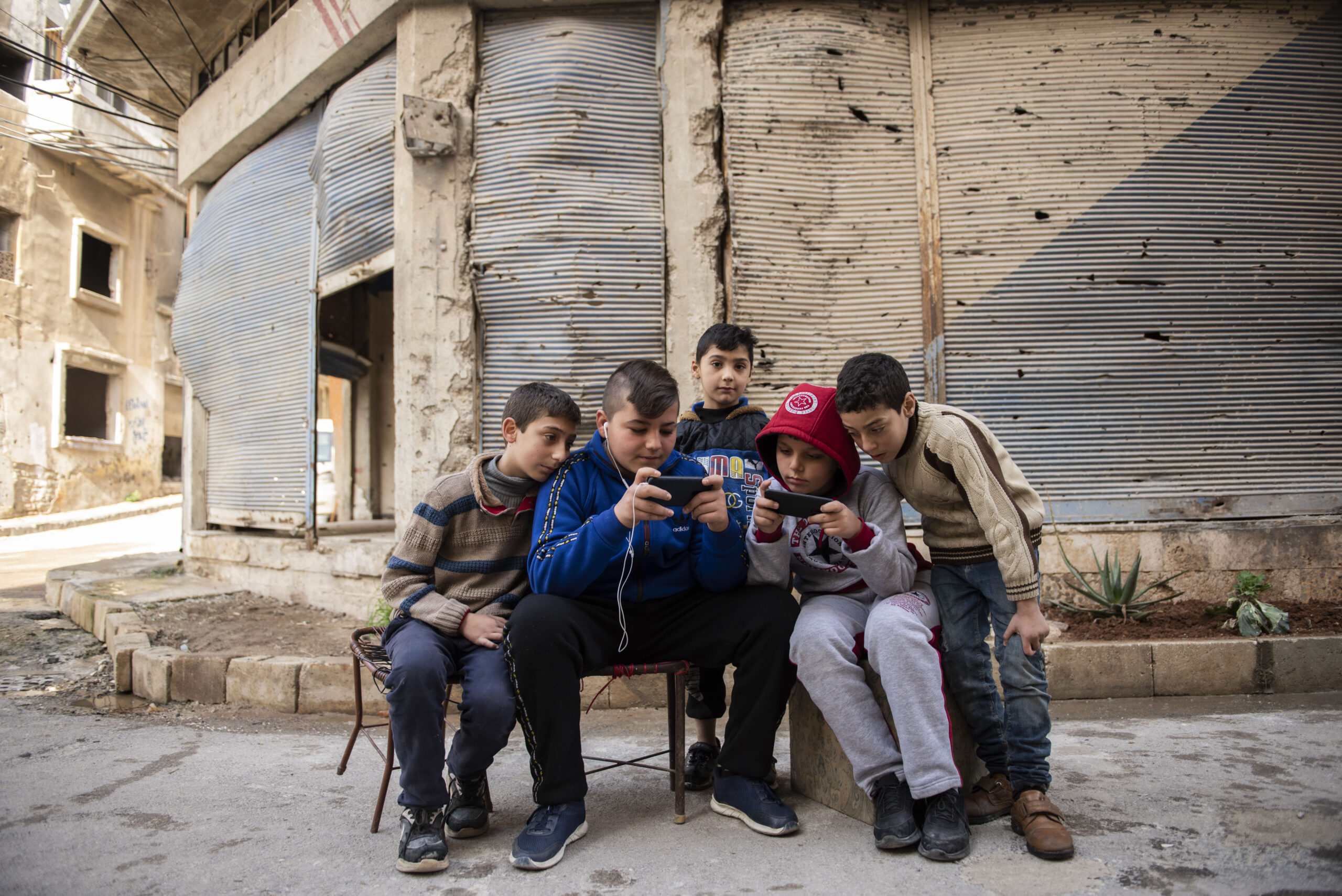 Enfants, Homs, 2021