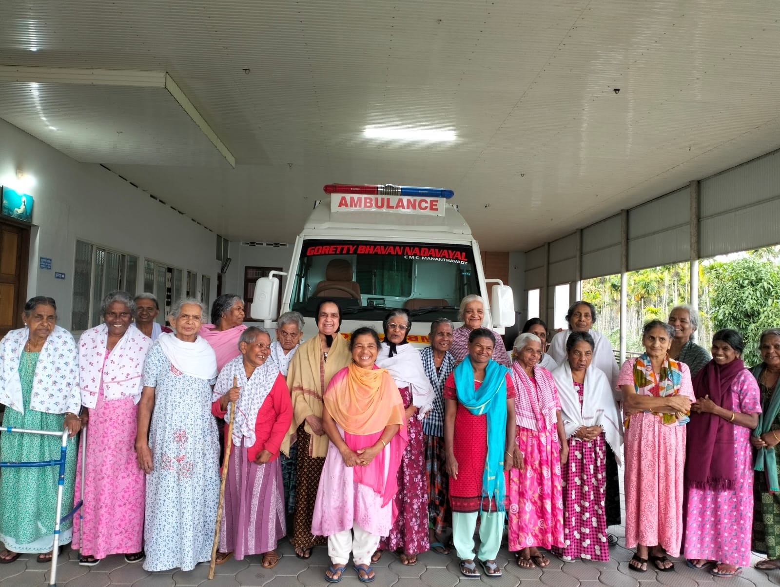 Ambulance, district de Wayanad, septembre 2025