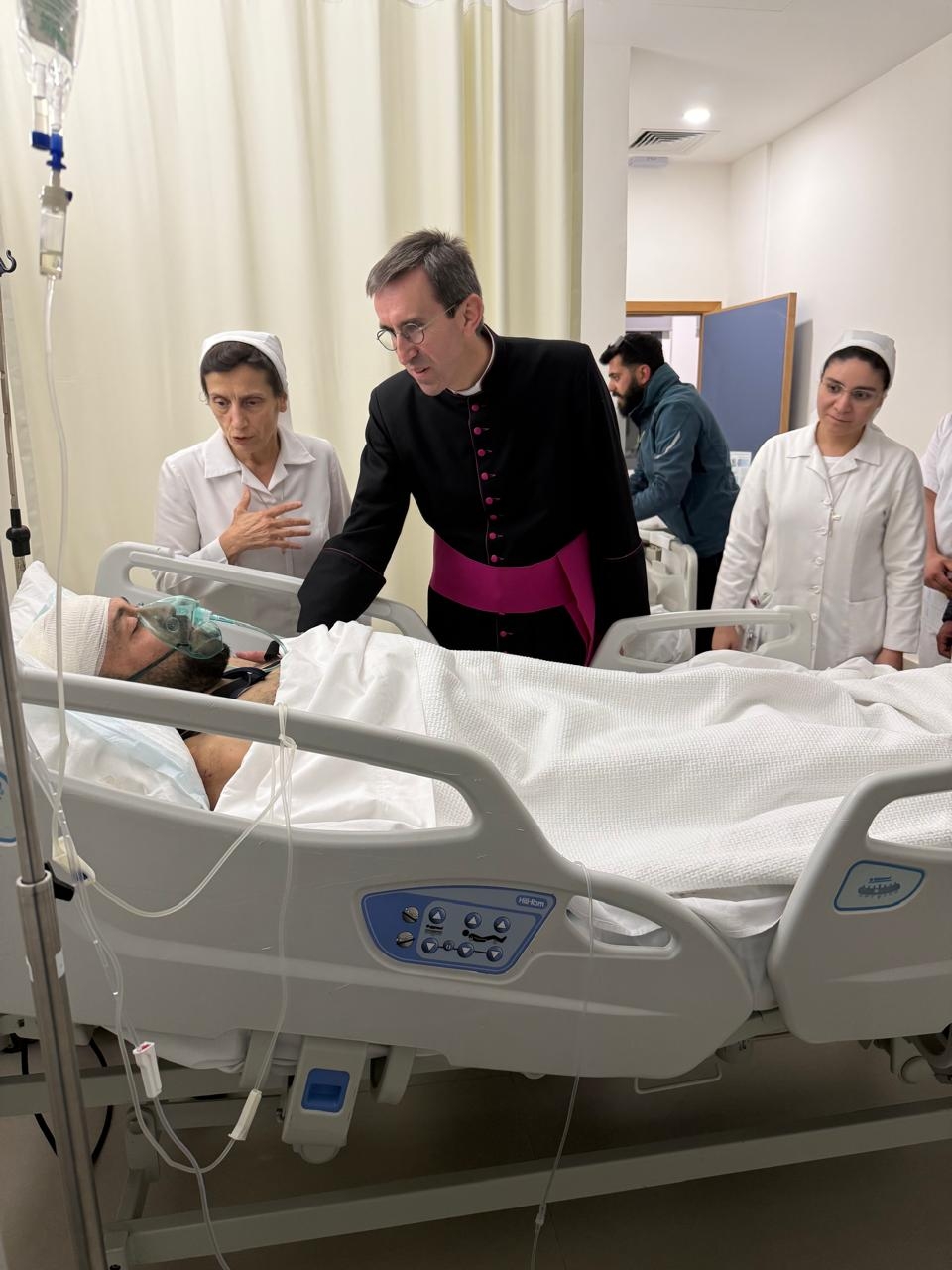 Visite de l'hôpital Getaoui, Beyrouth, 8 avril 2026